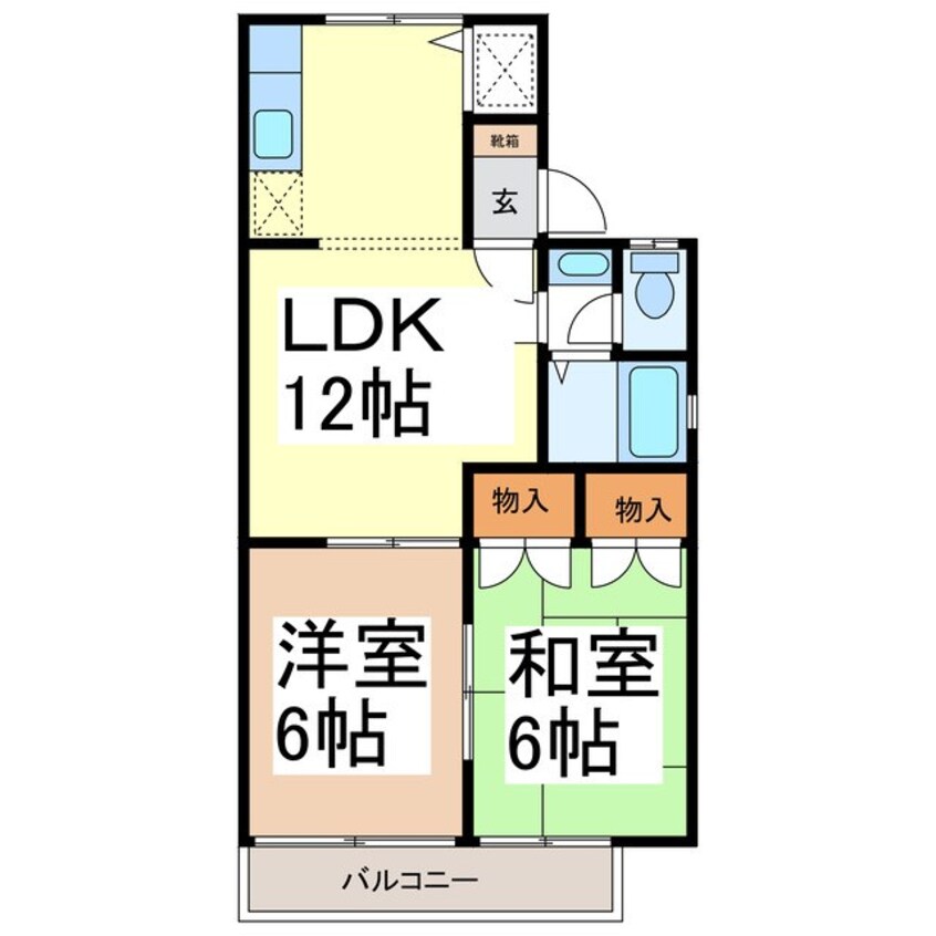 間取図 エスポワール伊藤II