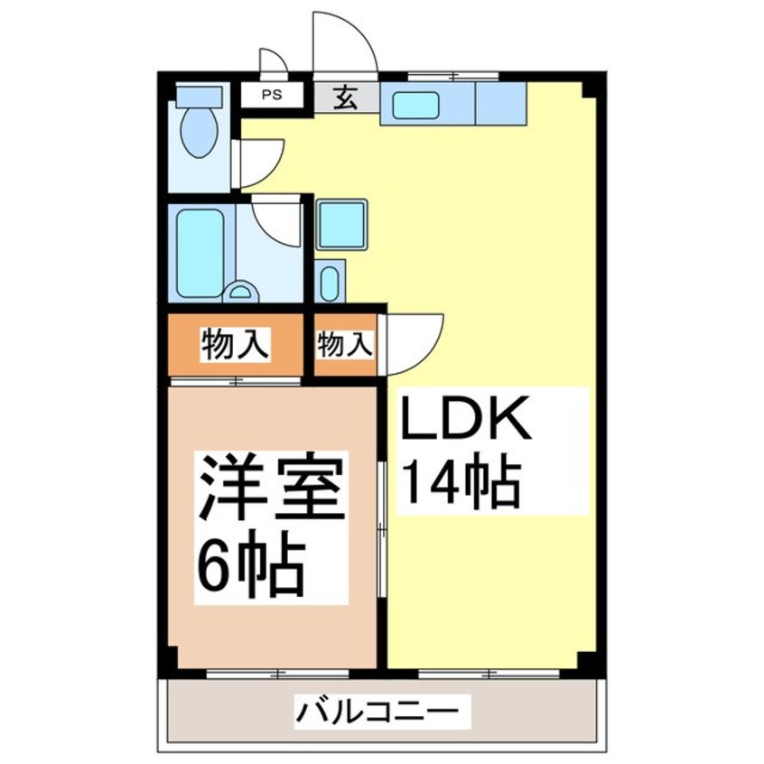 間取図 コーポひまわり