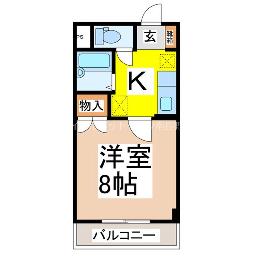 間取図 サンパレス篠ノ井