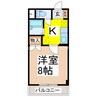 サンパレス篠ノ井 1Kの間取り