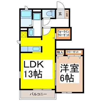 間取図 メゾン・アルモニーB