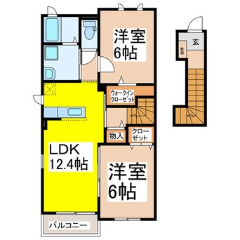 間取図 ル･ソレイユ　アスカ　II