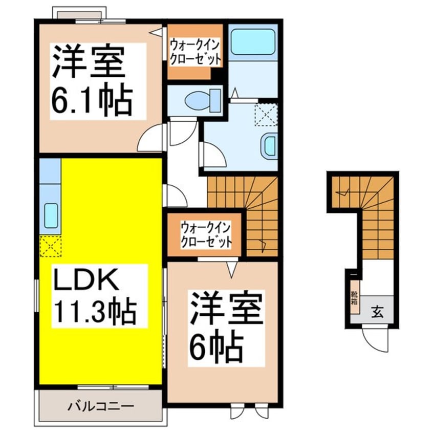 間取図 プロムナード