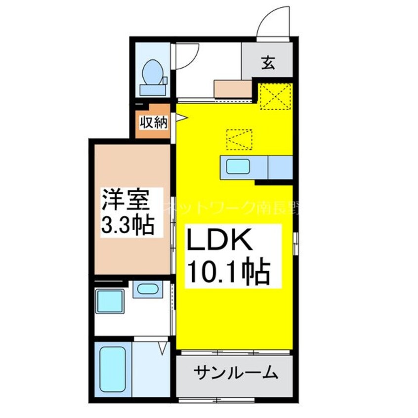 間取図 サンレミII