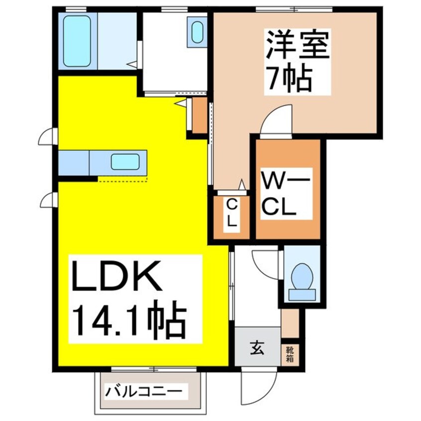 間取図 アクアメゾン