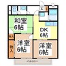 サープラス寺沢 3DKの間取り
