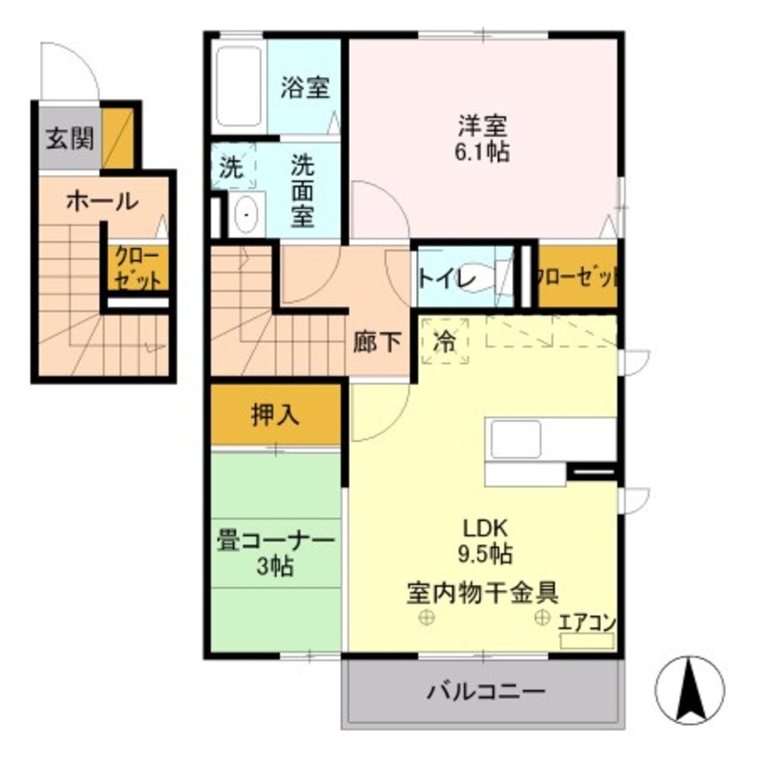 間取図 グランコートII