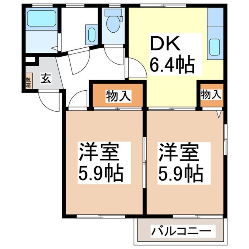 間取図 ルミエールやまだＮ