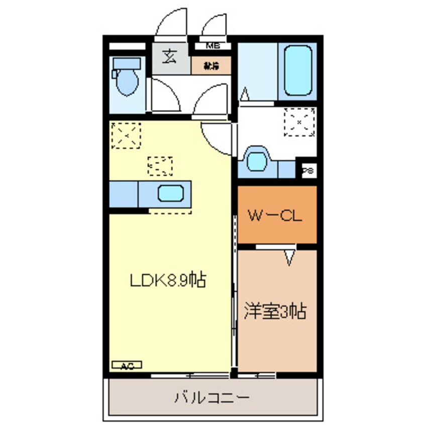 間取図 アップガーデン