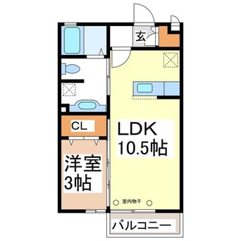 間取図 Recenteひがの