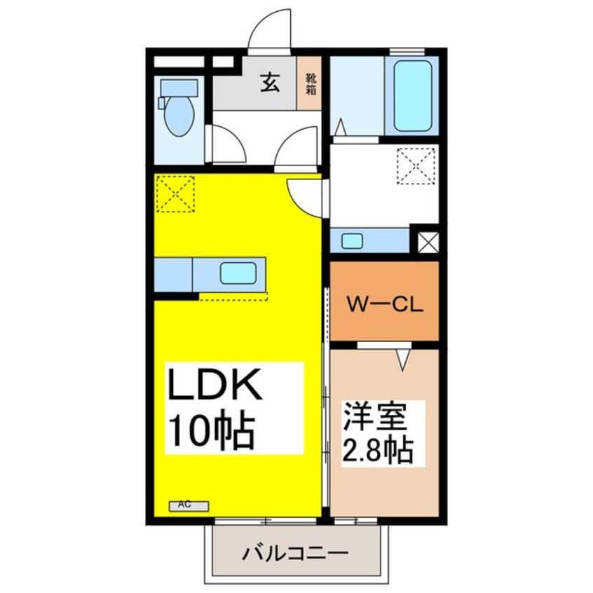 間取図 カーサプルメリア