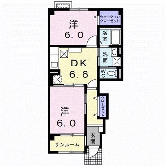 間取図 クレストールドエルＣ