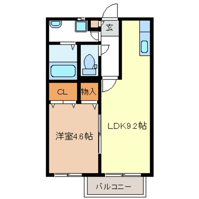 間取図 プリエI