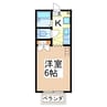 ホワイトハイツ 1Kの間取り