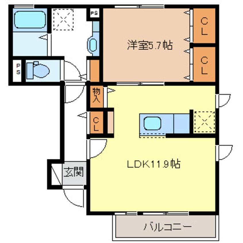 間取図 グレイシア