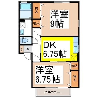 間取図 グリーンコートアザレア館