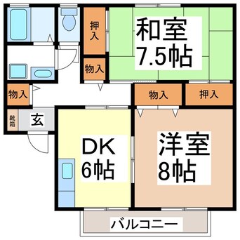 間取図 アイリス・ダイゴ