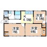 新井貸家　北中 3Kの間取り