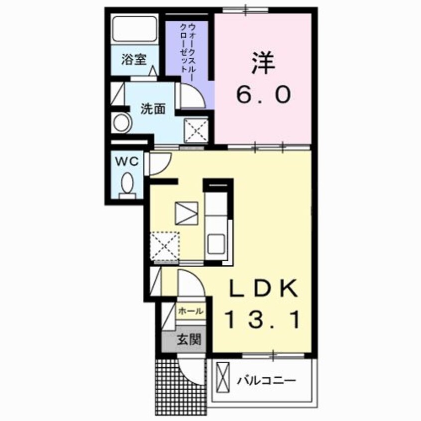 間取図 フォルトゥーナ・Ｋ　Ａ