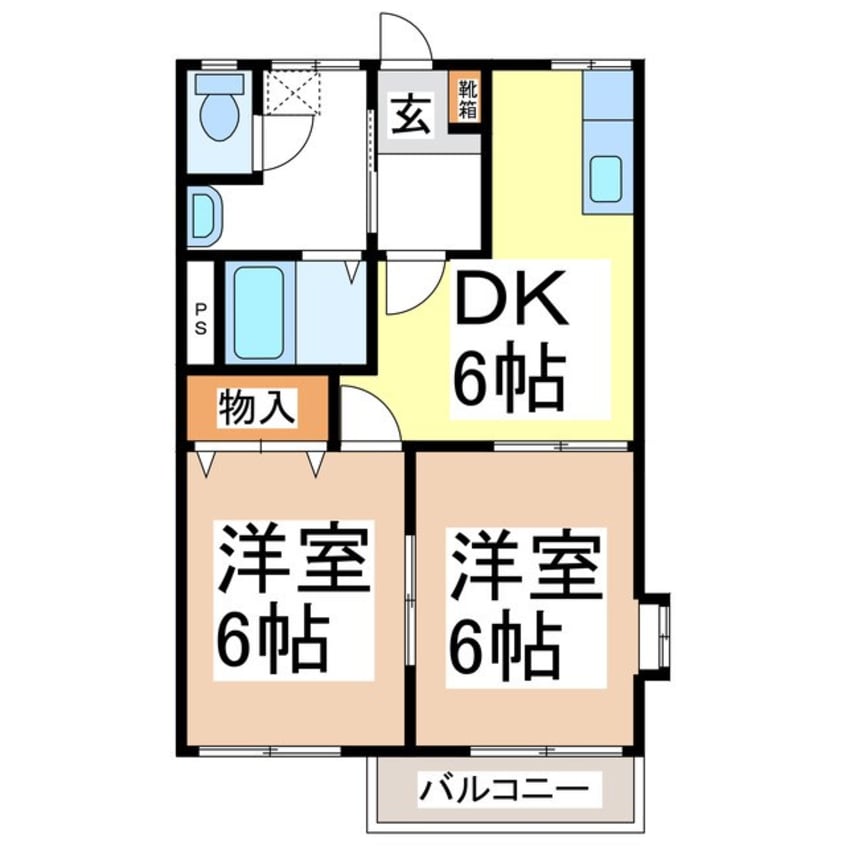 間取図 サンハイツ市川