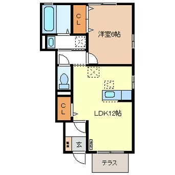 間取図 セジュール石原田Ｃ