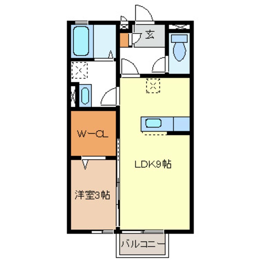 間取図 グランツ・Ｋ