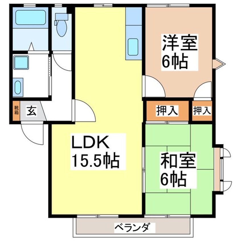 間取図 フローラ大塚