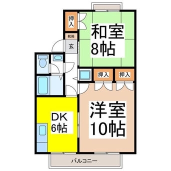 間取図 グリーンテラス宮島Ｂ棟