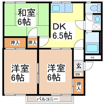 間取図 エクセル宮坂２番館