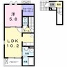 エクセレントロジェＡ 1LDKの間取り