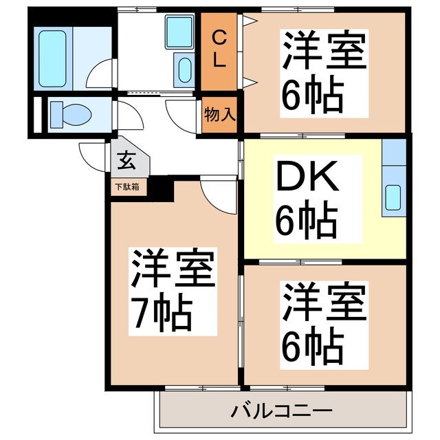 間取り図 PARKSIDEリマティーＭ