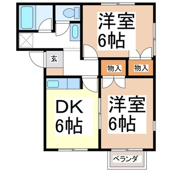 間取図 ボヌールＭ＆Ｋ