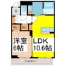 ラ　ルミエール 1LDKの間取り