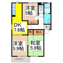 ディアスあんずの間取図