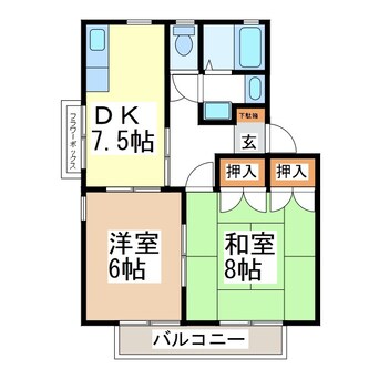 間取図 グランドール・アイＡ棟