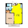 GREENハイツ赤地Ａ 1LDKの間取り