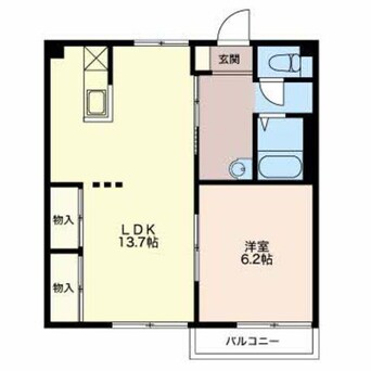 間取図 フレグランスボヌール