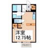 メゾンわかば 1Rの間取り