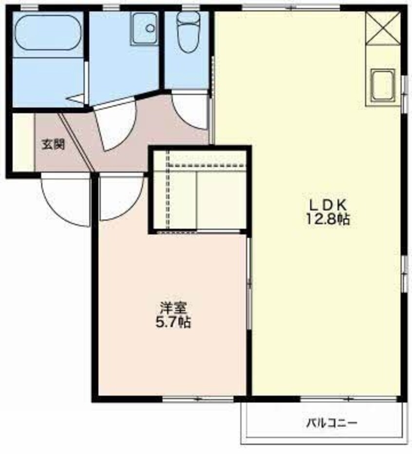 間取図 ハイムシェーネスＢ
