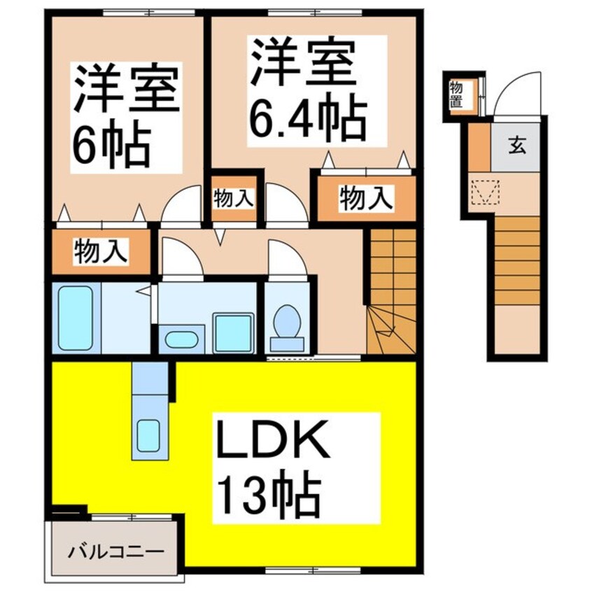 間取図 フローレンス松代