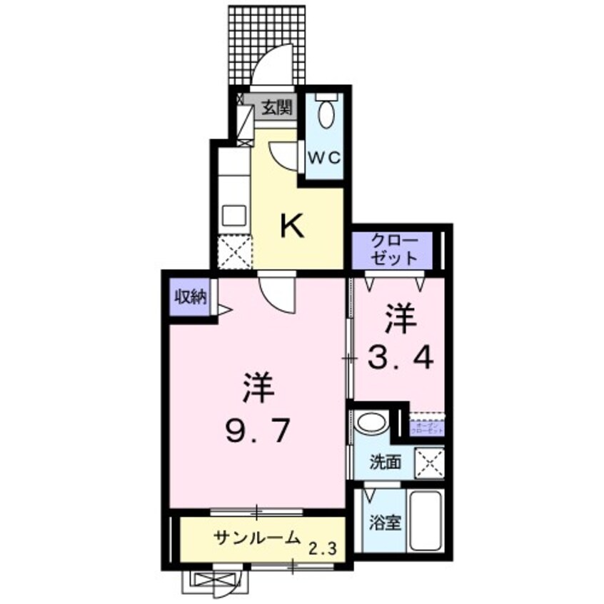 間取図 サニーレジデンス
