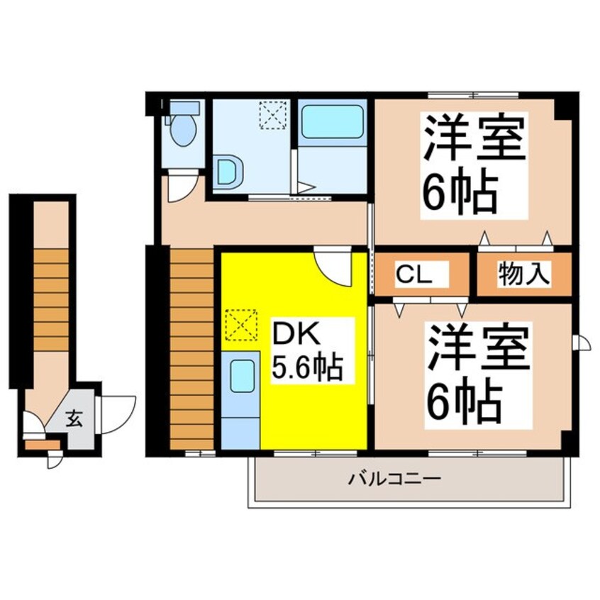 間取図 ハッピー・エディ・タウン