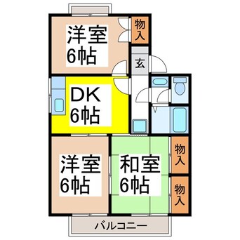 間取図 アーバンタウン北沢Ｃ棟