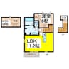 シャーメゾン青木島II 1LDKの間取り