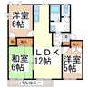 ベルメゾン三本柳III 3LDKの間取り