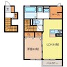 リヴァージュ 1LDKの間取り