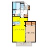 レザン・M 1LDKの間取り