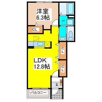 間取図 プリムローズB