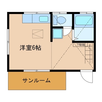 間取図 内藤ワンルーム