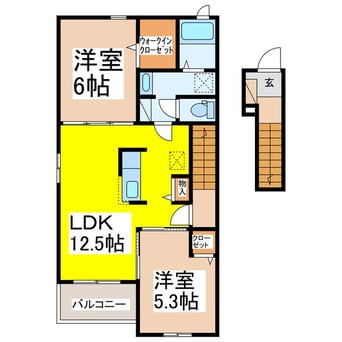 間取図 ラルーチェB